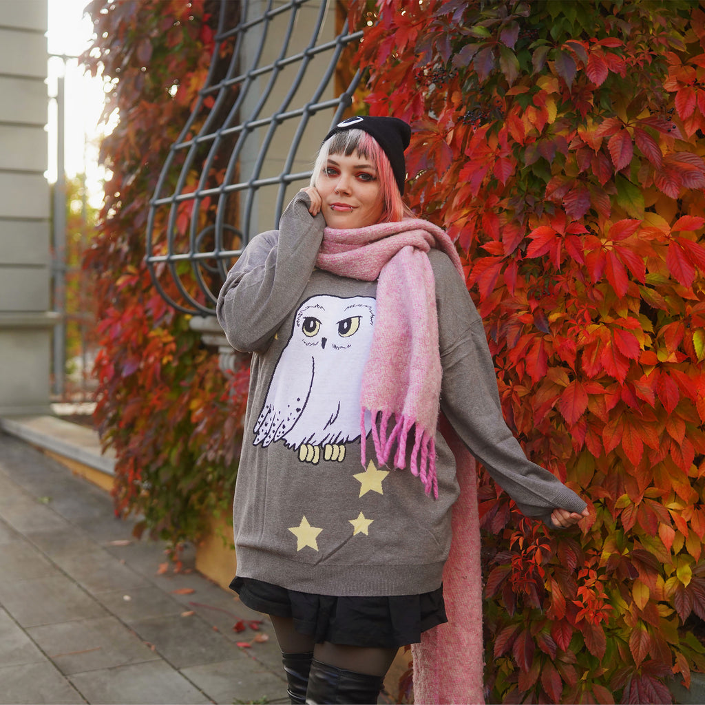 Product image Harry Potter - Hedwig Oversize Sweater gray
