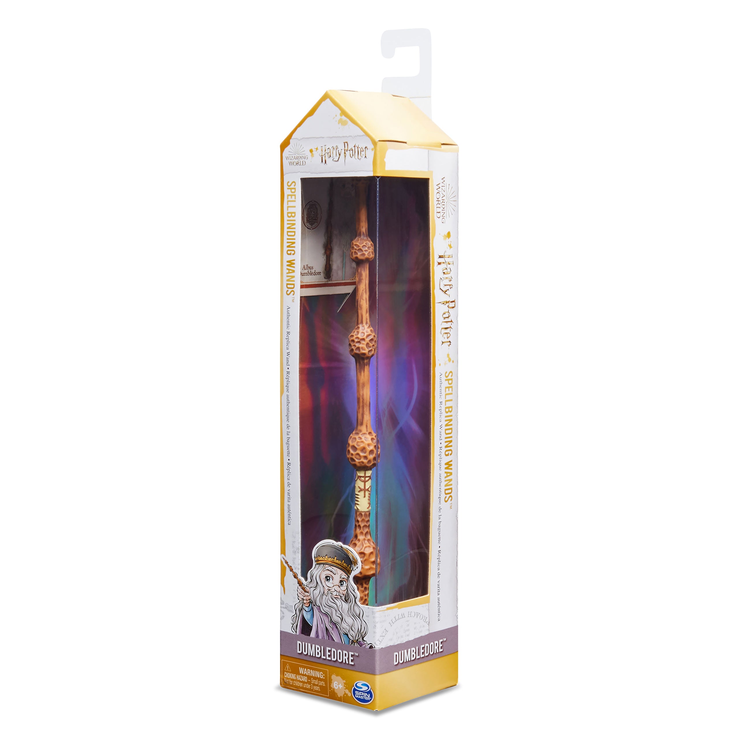 Harry Potter - Dumbledore wand with spell card – Elbenwald
