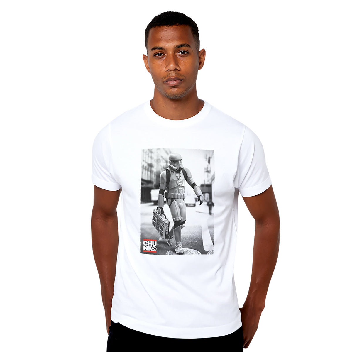 Product image Boombox Trooper T-Shirt for Star Wars Fans white