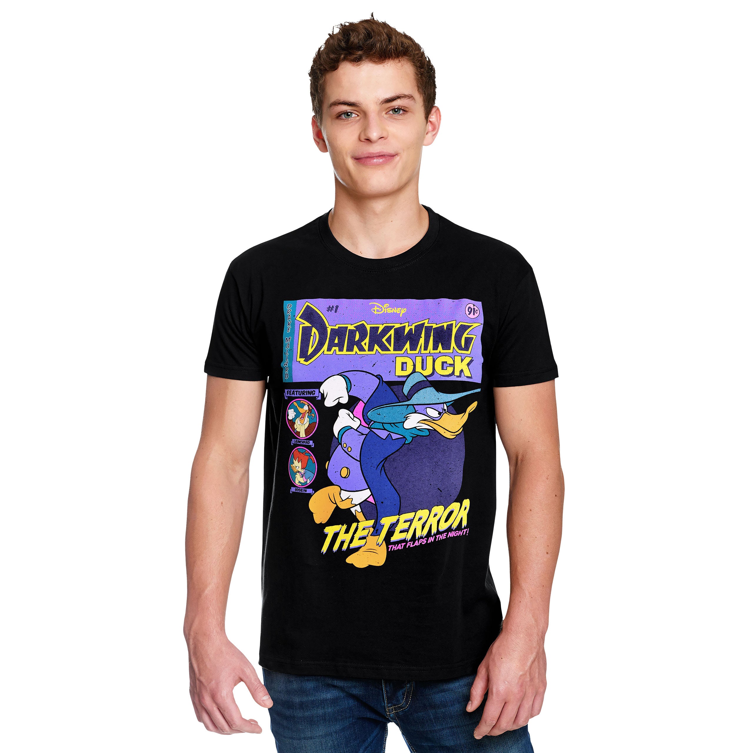 Darkwing Duck - Comic Cover T-Shirt black – Elbenwald