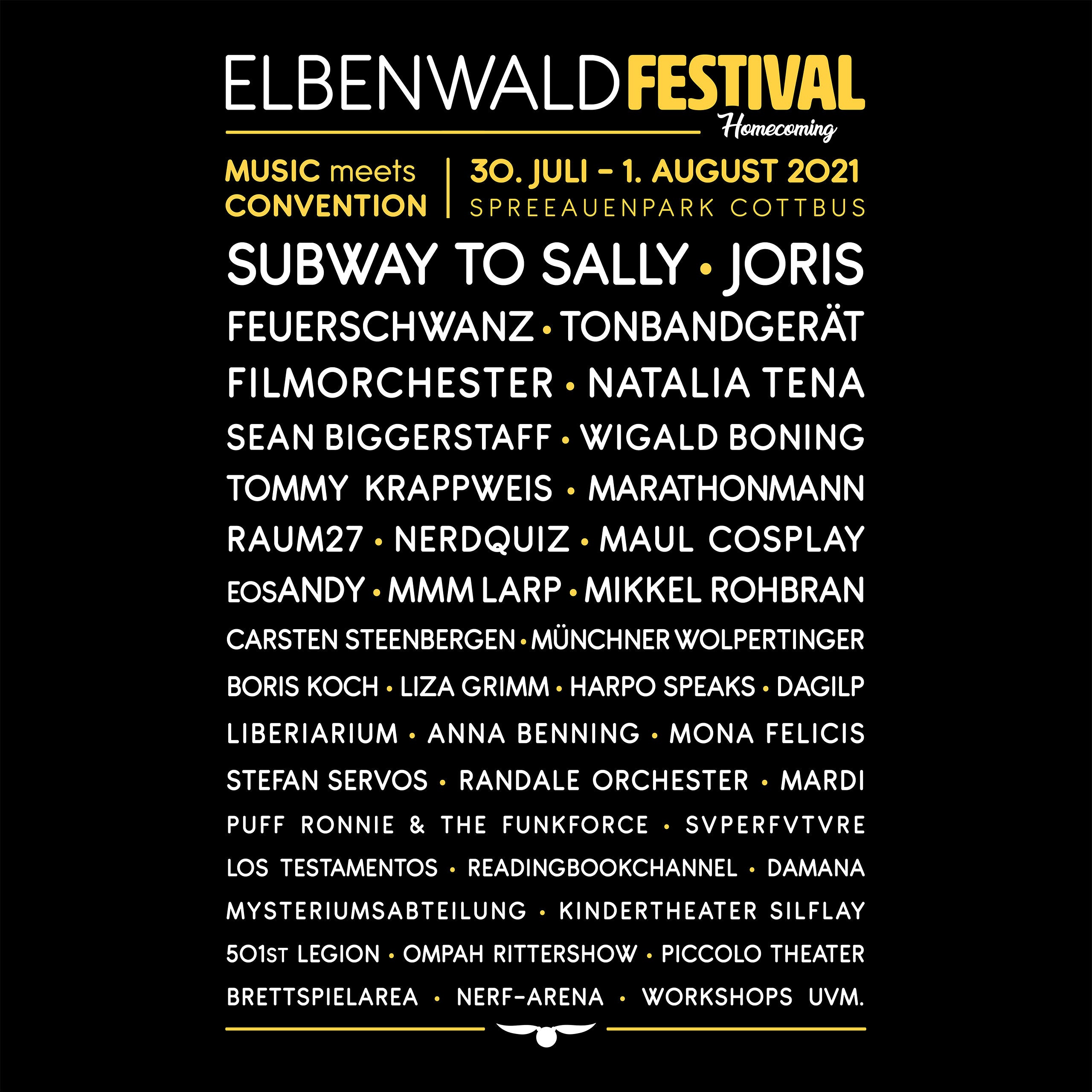 Product image Elbenwald Festival Homecoming T-Shirt black