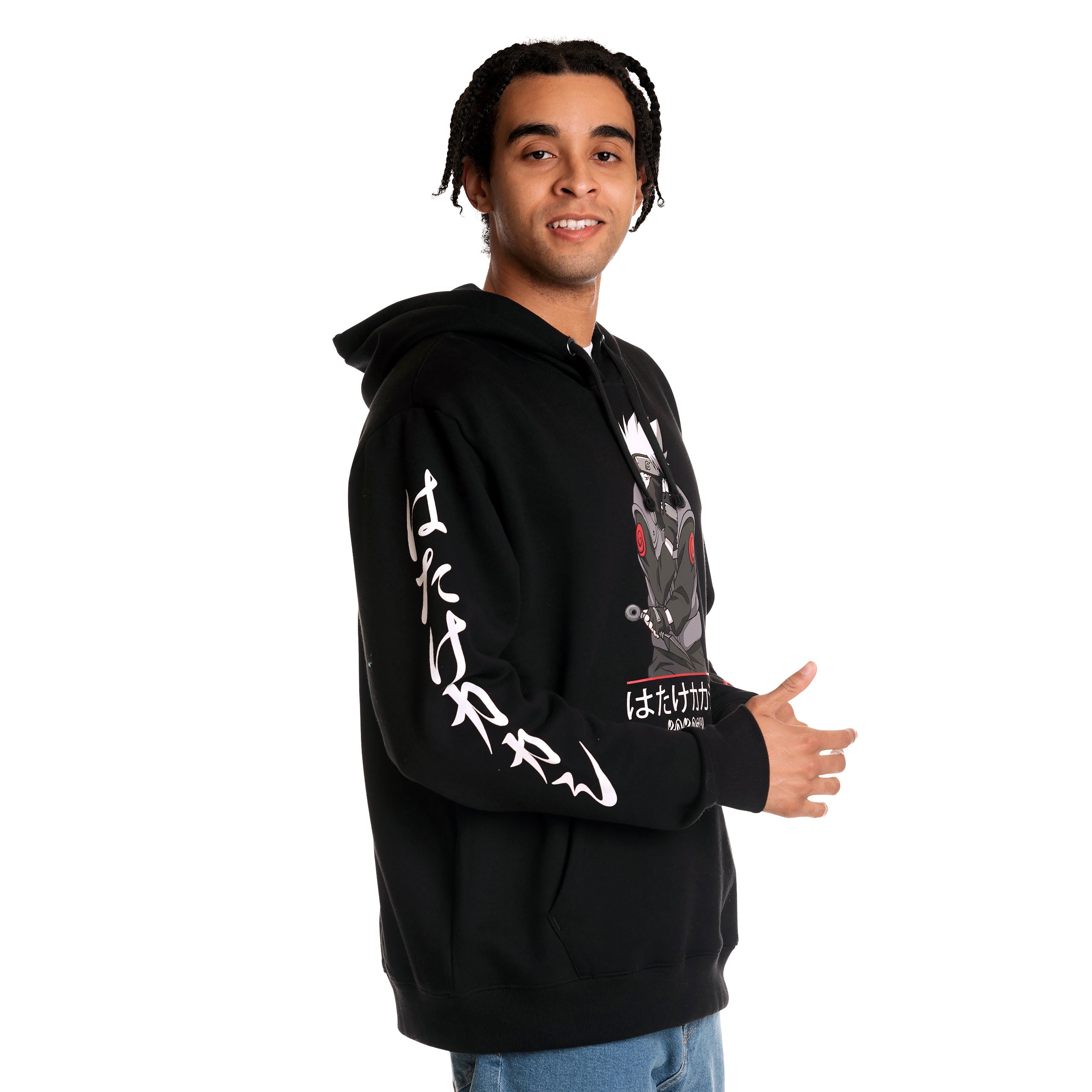 Naruto - Kakashi Sensei Hoodie Black – Elbenwald