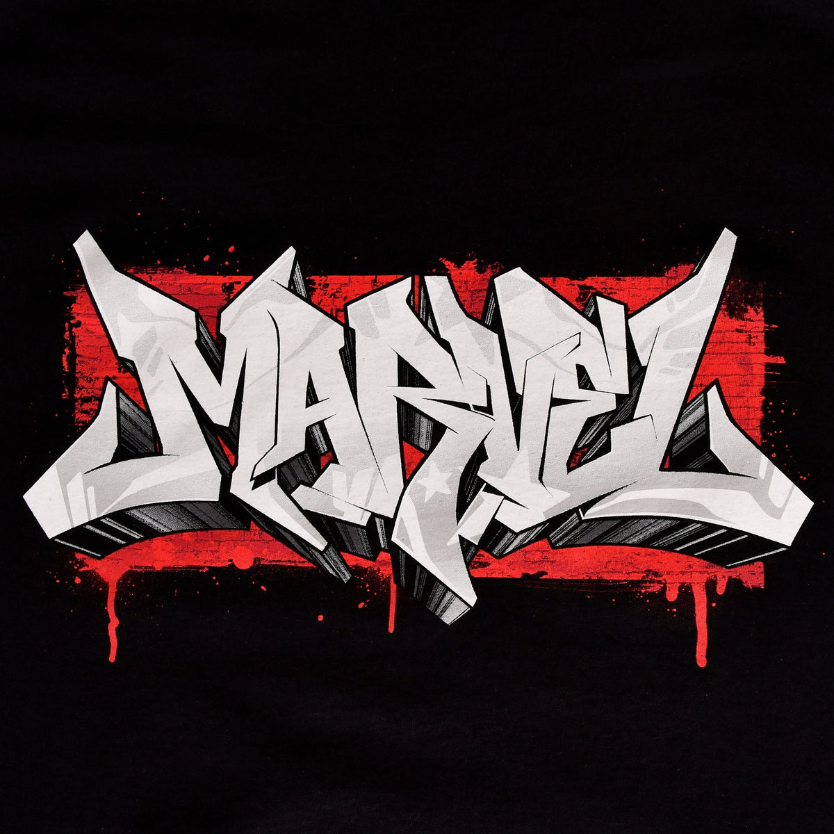 Product image Marvel - Logo Graffiti T-Shirt Black