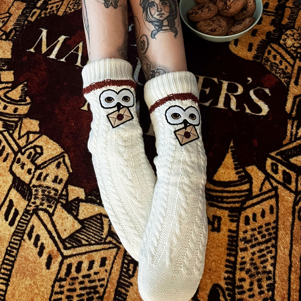 Product image Harry Potter - Hedwig Socks with Teddy Fur