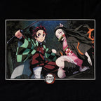 Product image Demon Slayer - Nezuko and Tanjiro Kamado T-Shirt Black