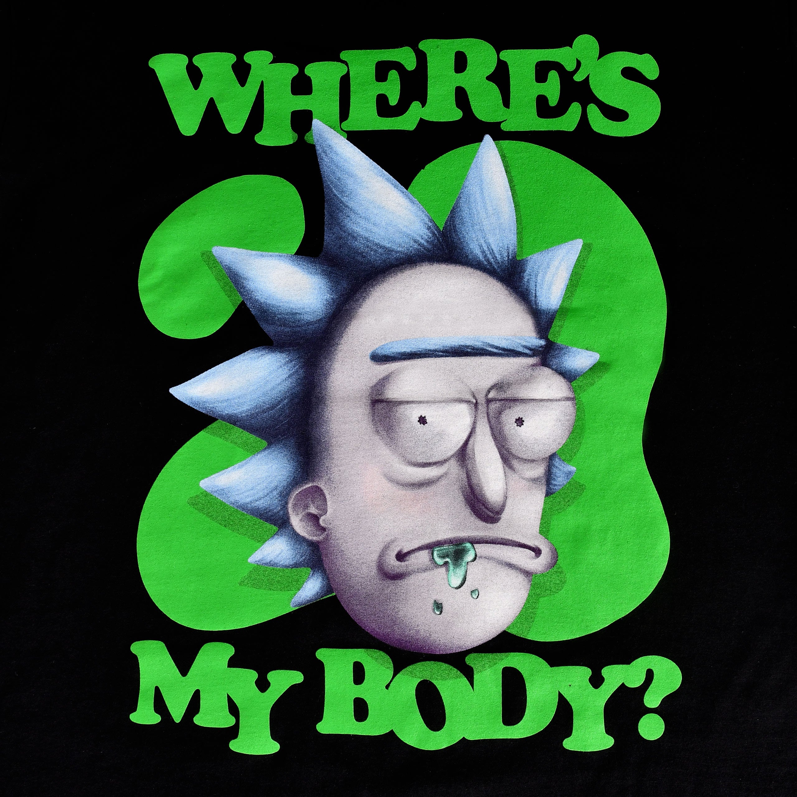 Product image Rick and Morty - Where's My Body T-Shirt Black