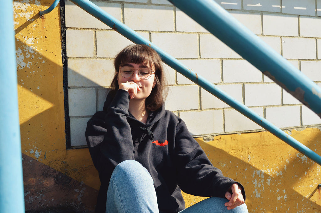 Product image The Batman Logo Hoodie Black