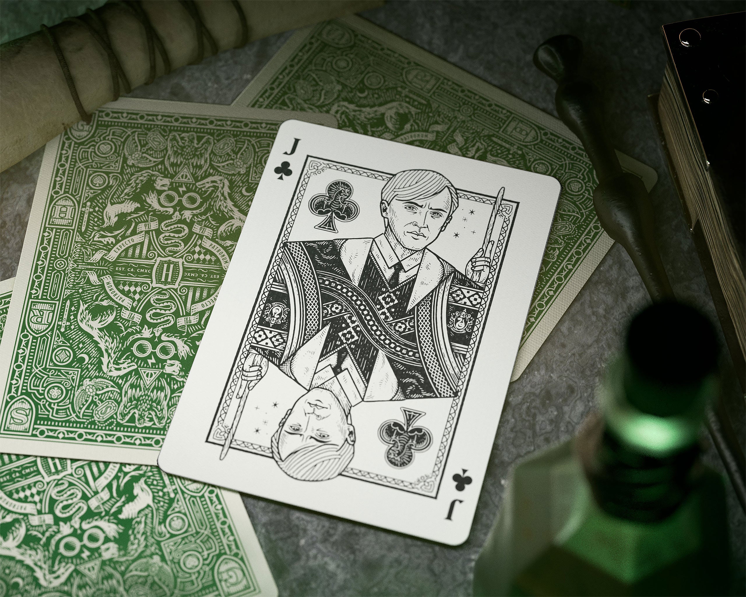 Harry Potter - Slytherin Card Game Deluxe Edition – Elbenwald