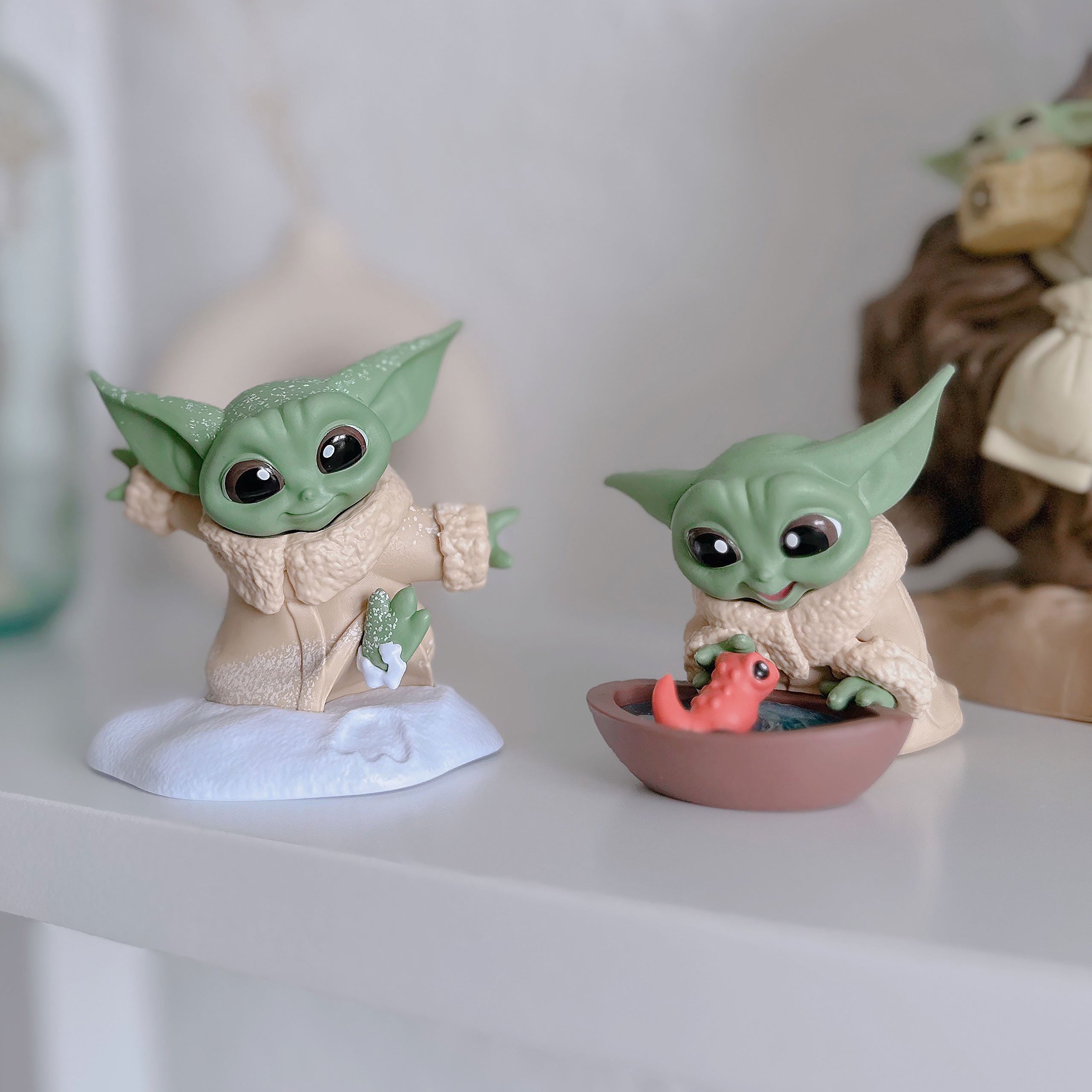 Grogu with tadpole and in the snow mini-figure set - Star Wars The