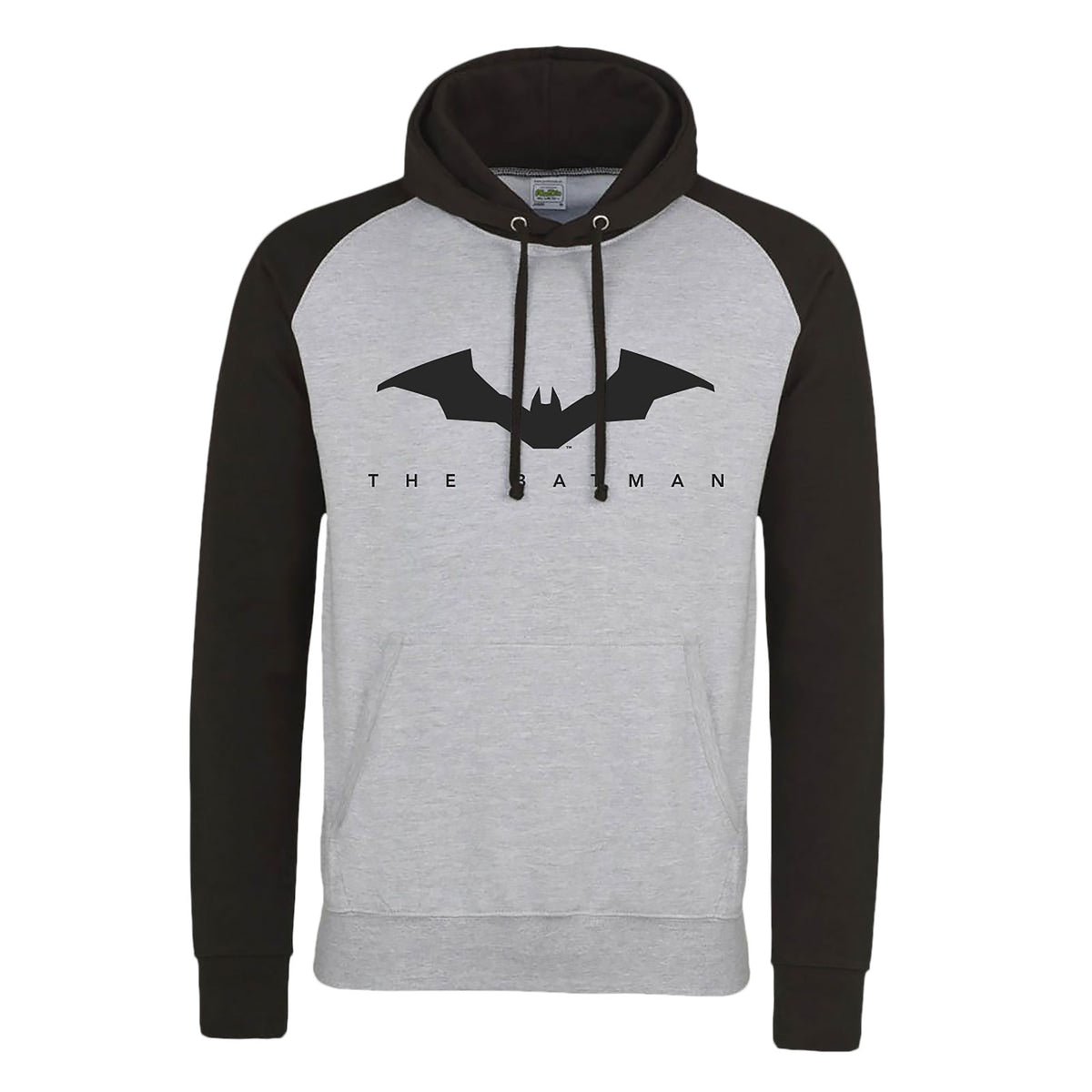 Product image The Batman - Logo Baseball Hoodie gray-black