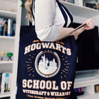 Product image Hogwarts School Jute Bag Blue - Harry Potter