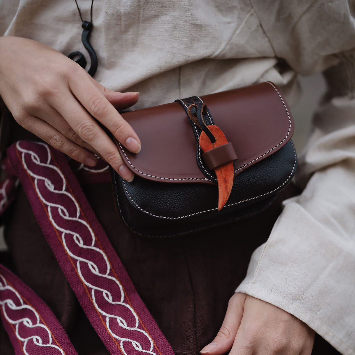 Product image Medieval Belt Bag Adalar Brown