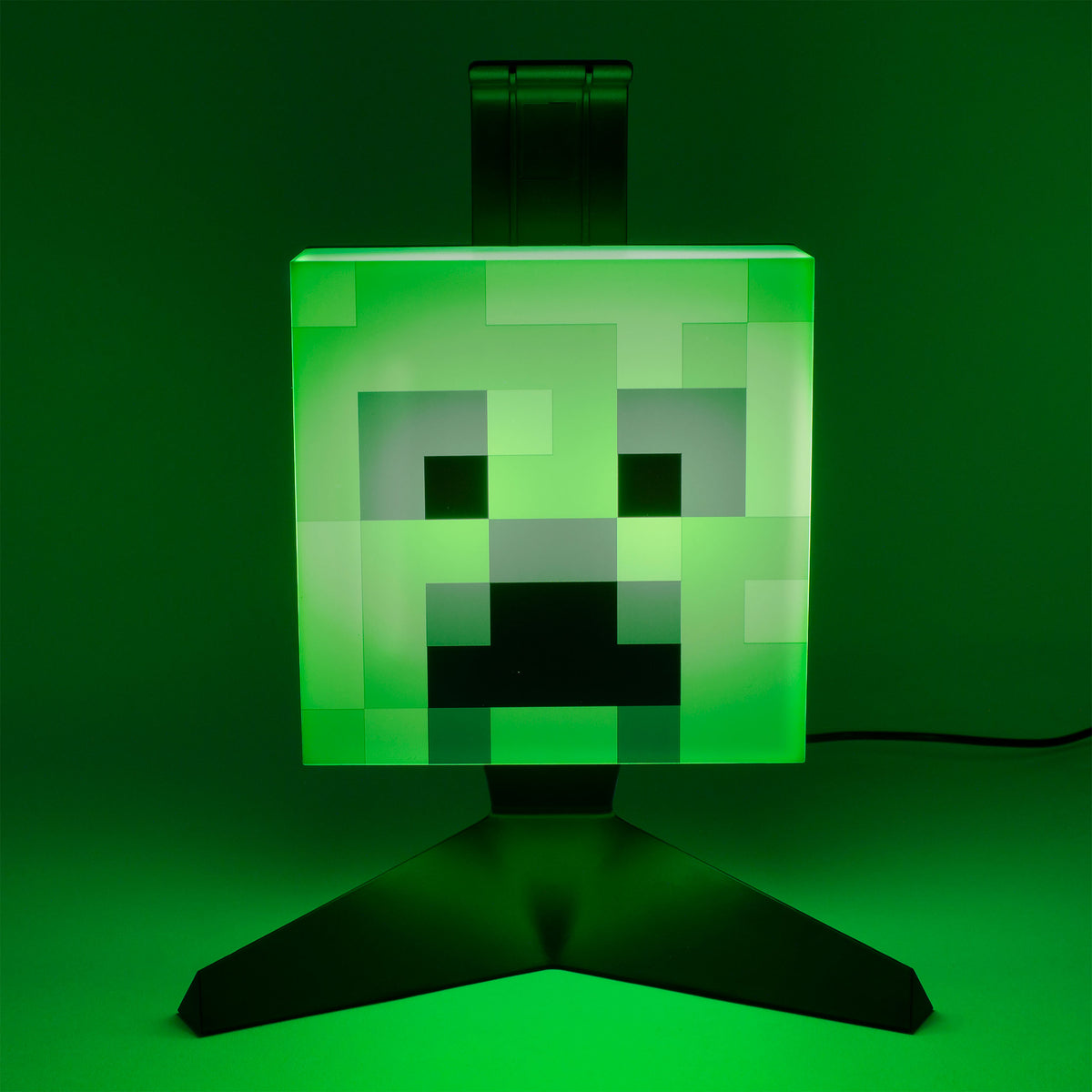Product image Creeper Headphone Stand with Light - Minecraft