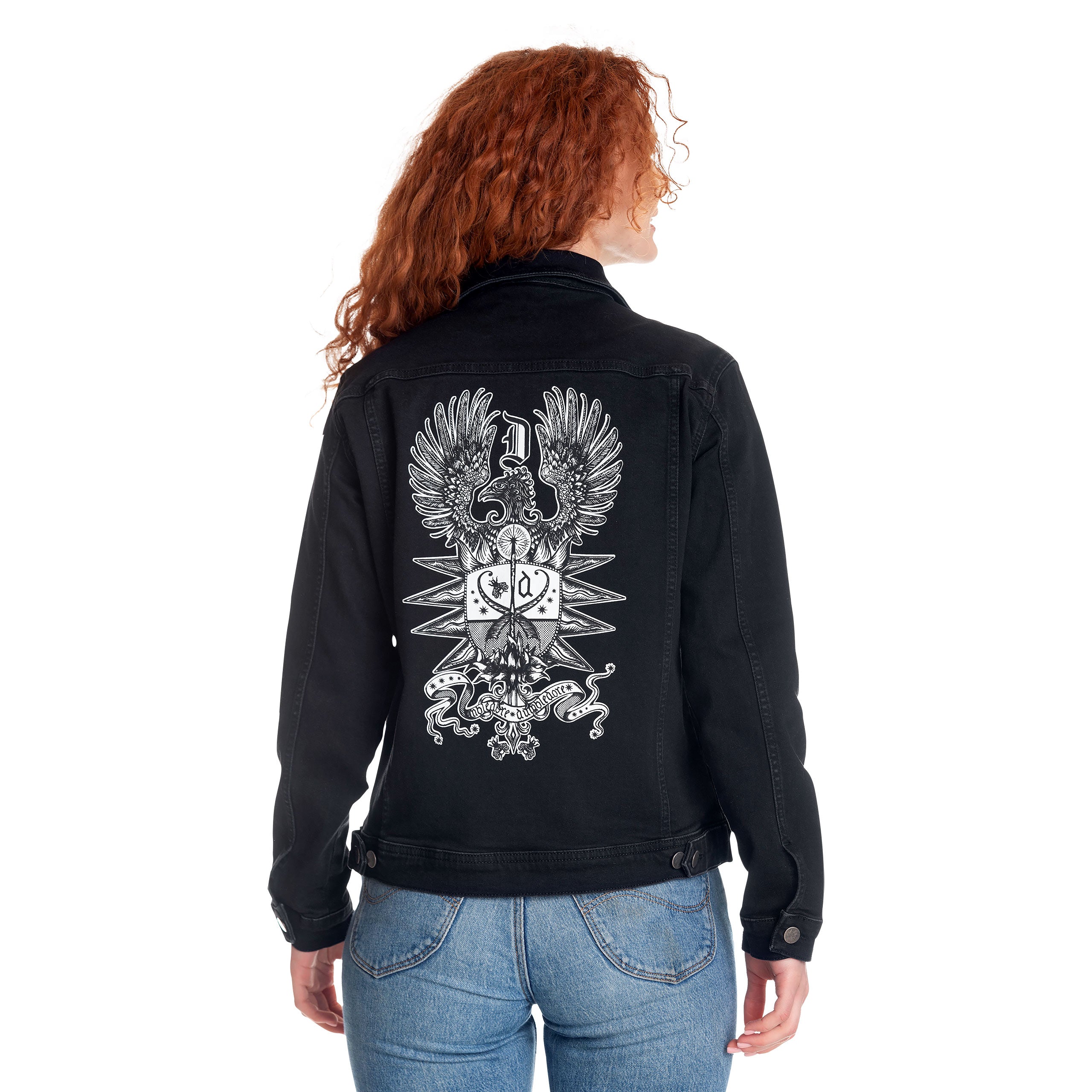 Product image Dumbledore Crest Denim Jacket Black - Fantastic Beasts