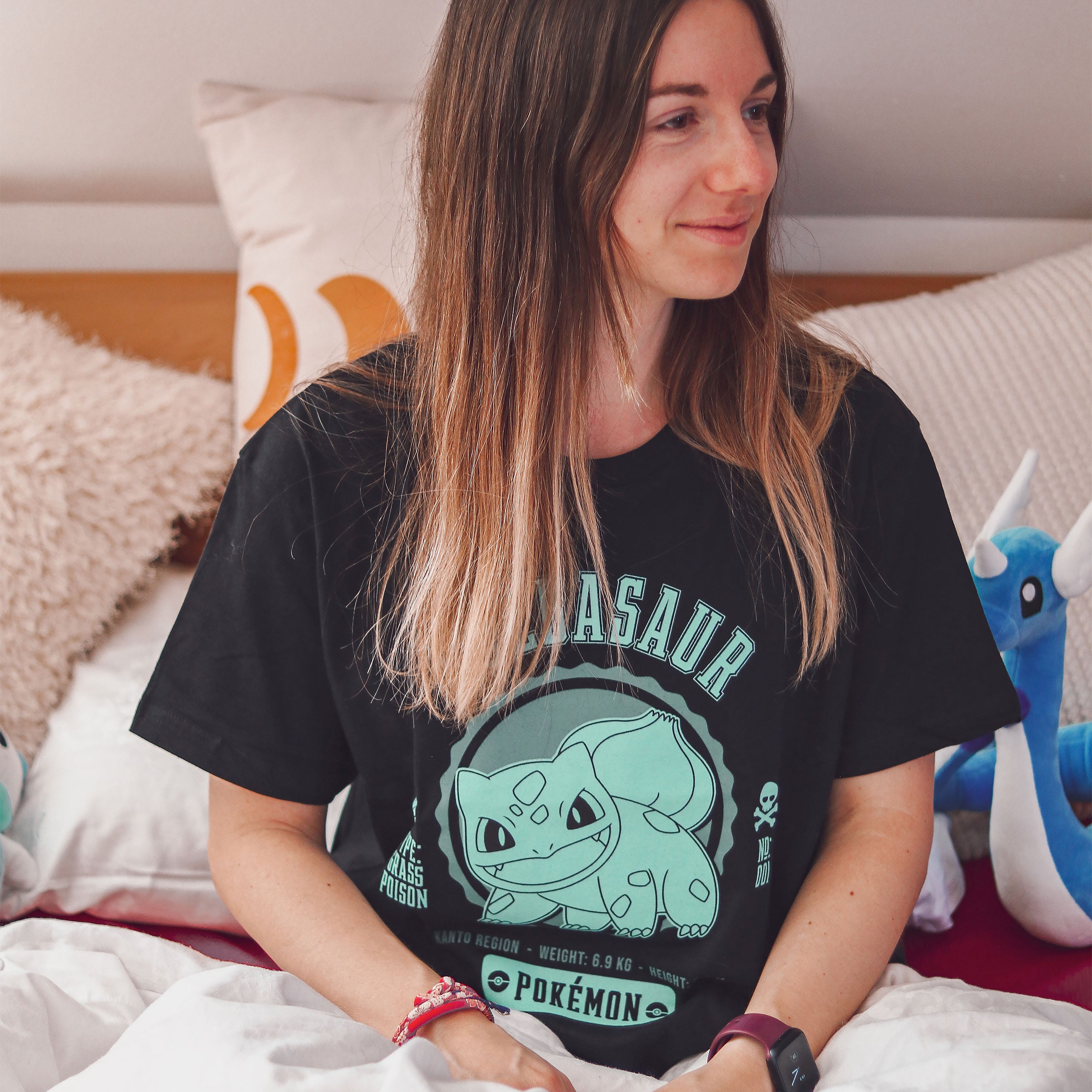 Product image Pokemon - Bulbasaur College T-Shirt Black