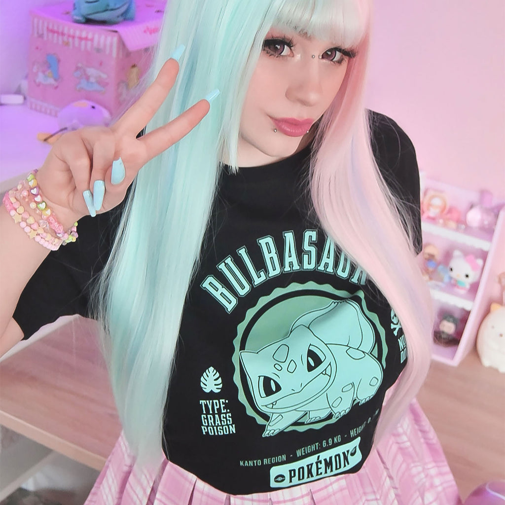 Product image Pokemon - Bulbasaur College T-Shirt Black