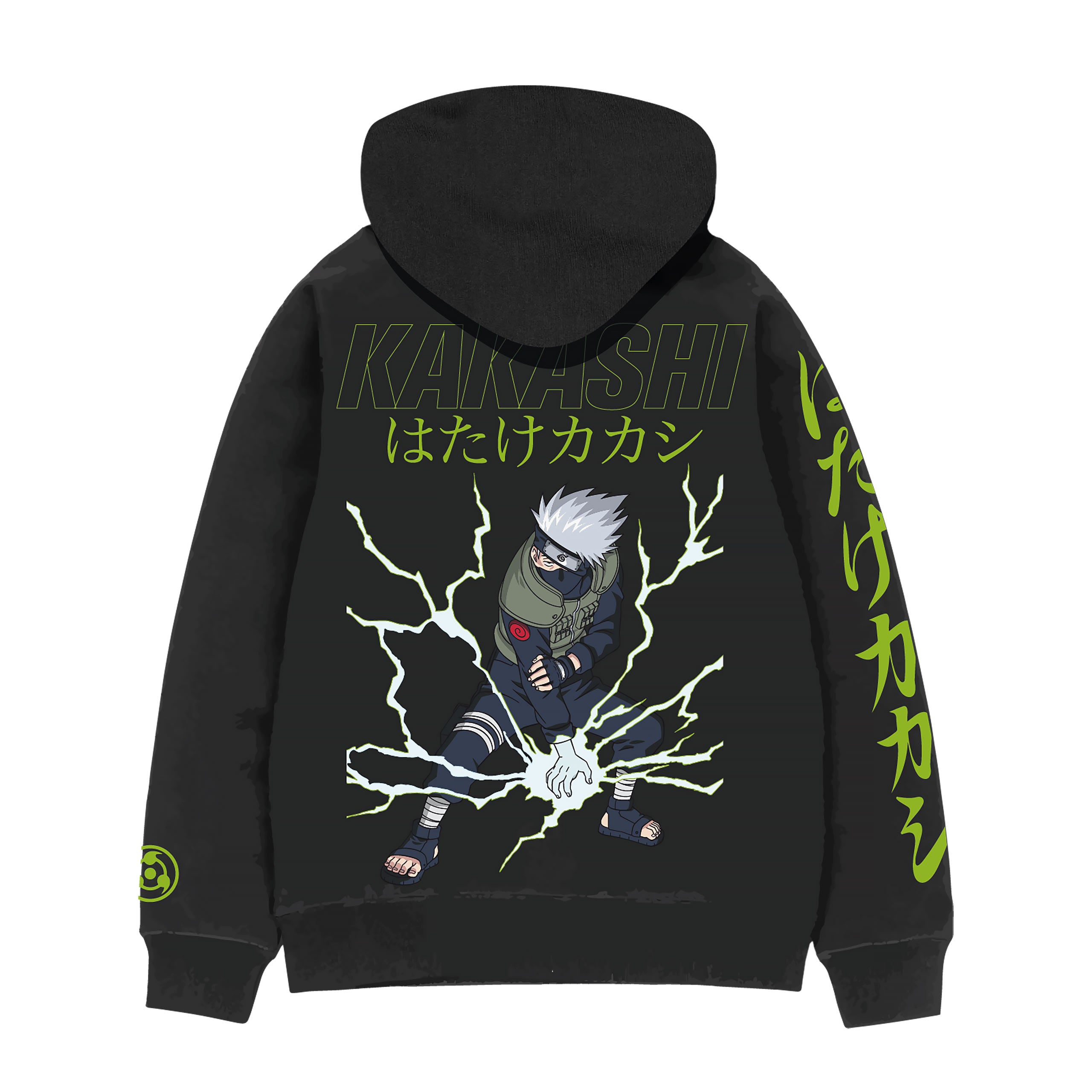 Naruto - Kakashi Raikiri Hoodie Black – Elbenwald