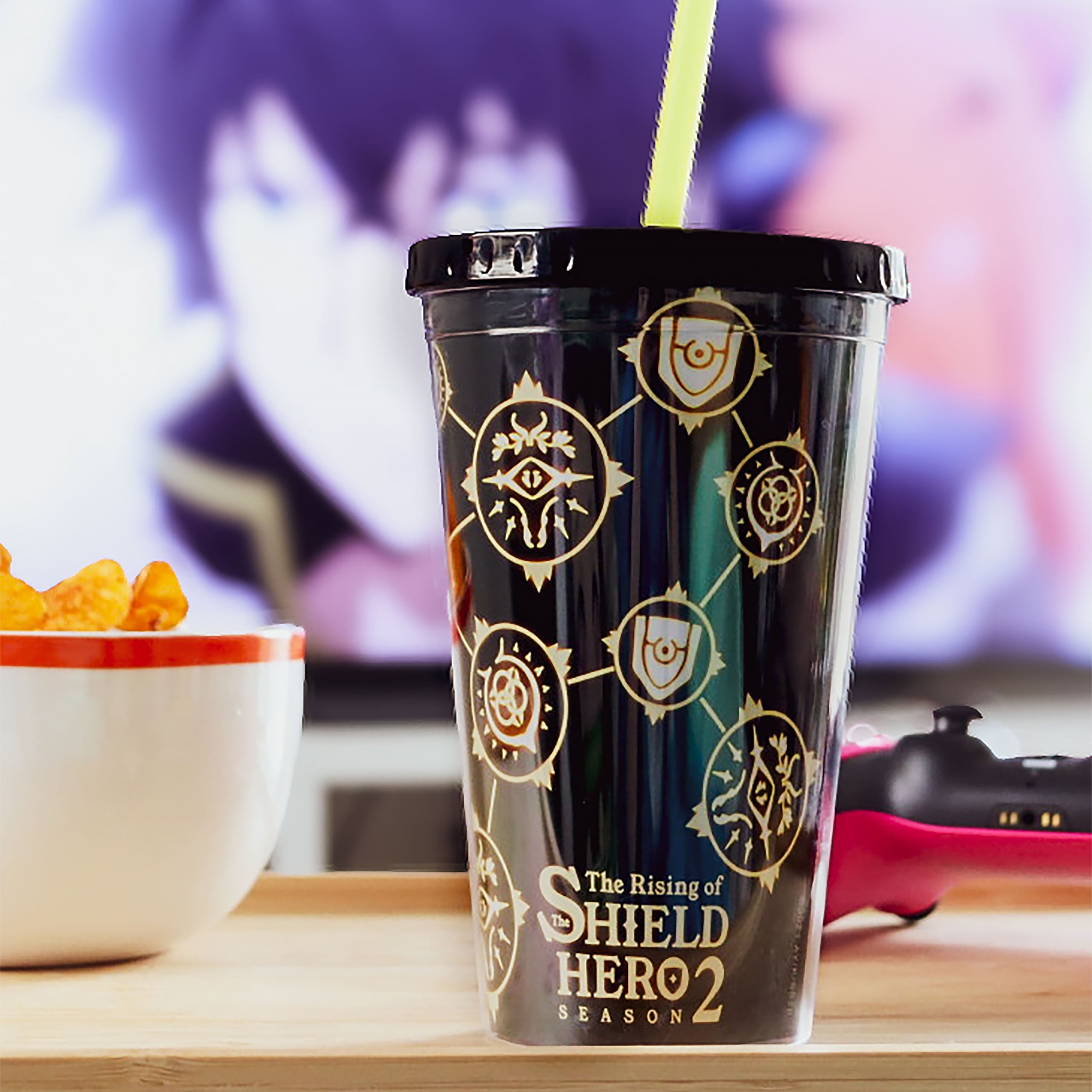 Product image Rising of the Shield Hero - Symbols Drinking Cup with Straw
