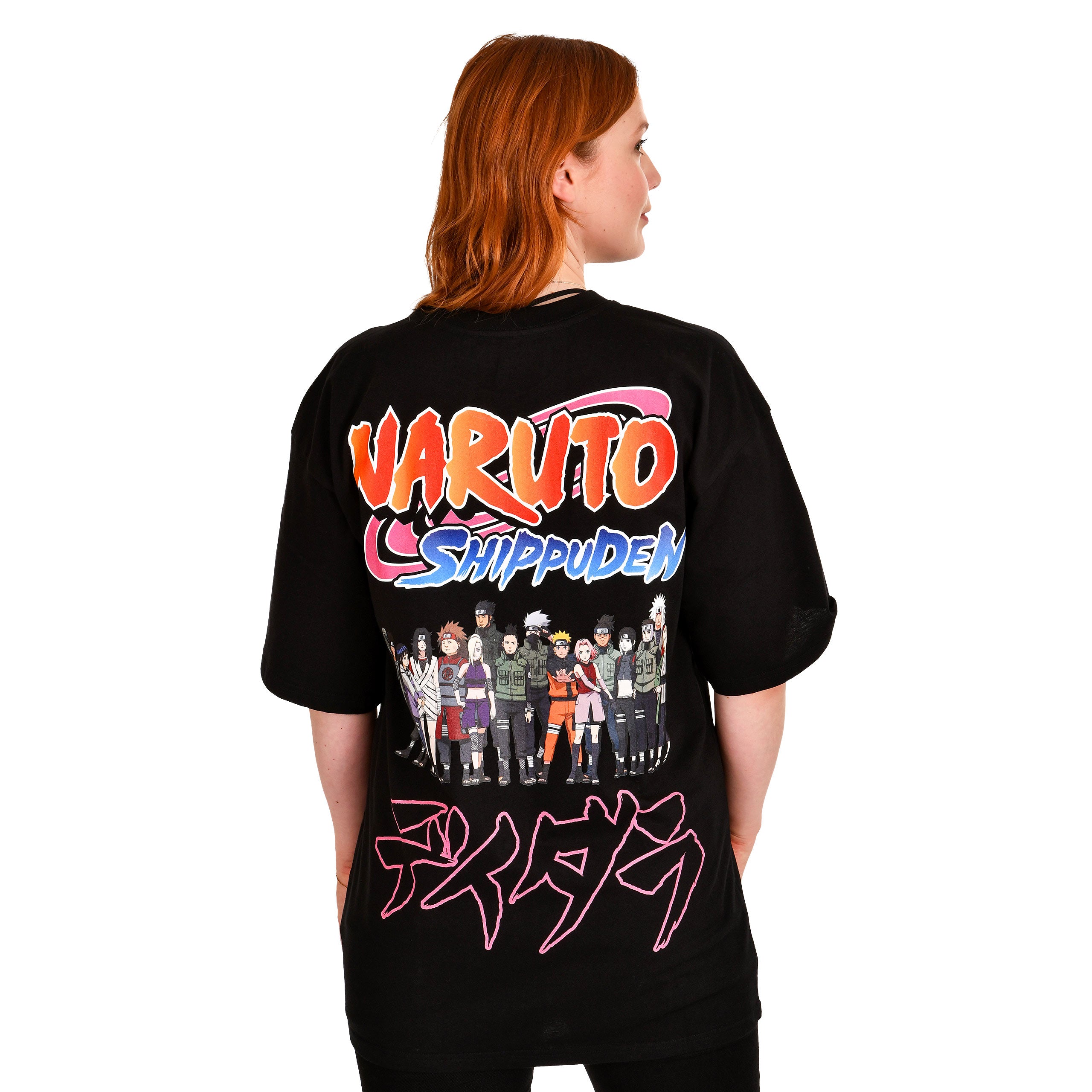 Naruto Shippuden - Group Oversize T-Shirt black – Elbenwald
