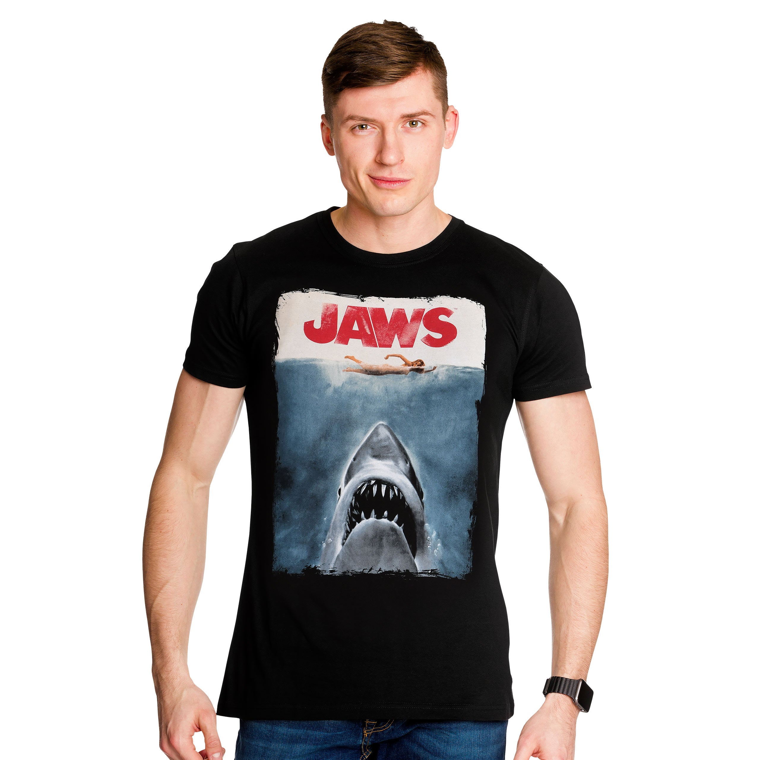 Product image The White Shark - Jaws Poster Shirt Black