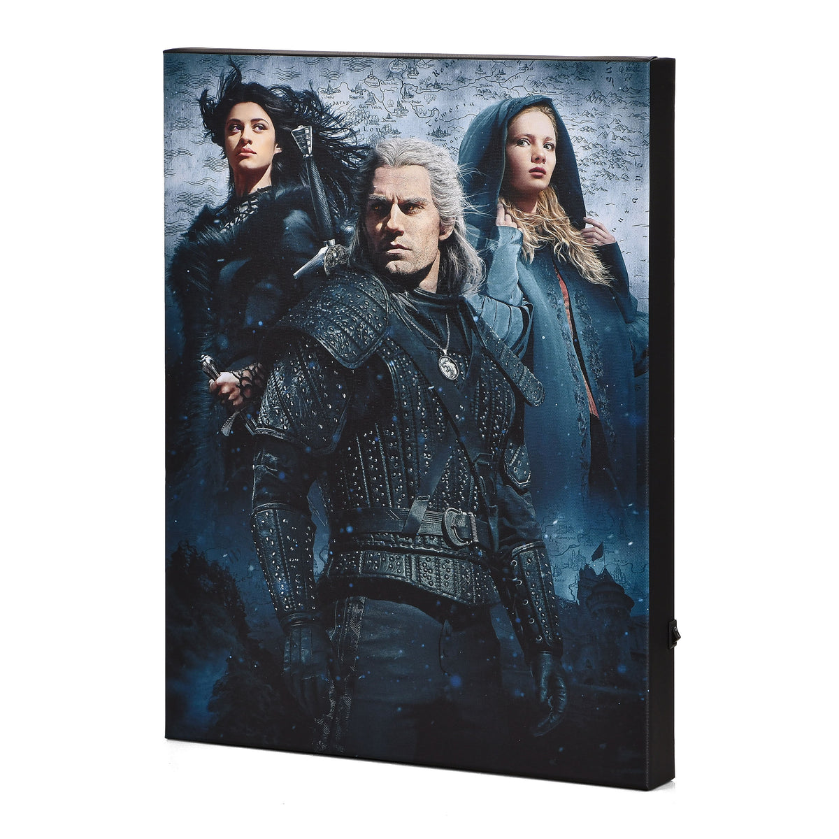 Product image Witcher - Ciri, Yennefer & Geralt Wall Picture with Light