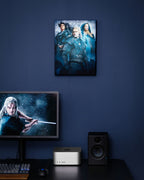 Product image Witcher - Ciri, Yennefer & Geralt Wall Picture with Light