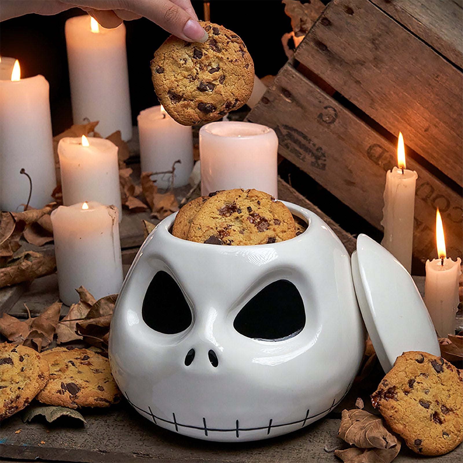 ナイトメア・ビフォア・クリスマス JACKのクッキーポット Nightmare Before Christmas - Jack Skellington Cookie Jar – Elbenwald