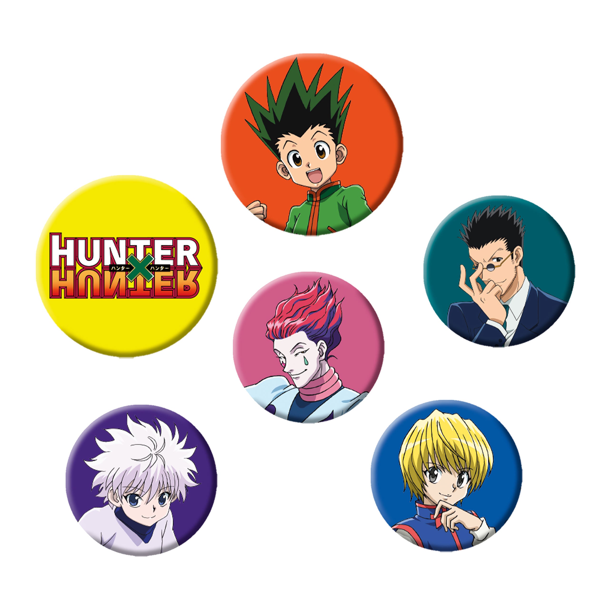Hunter x Hunter - Characters Button 6 Piece Set – Elbenwald
