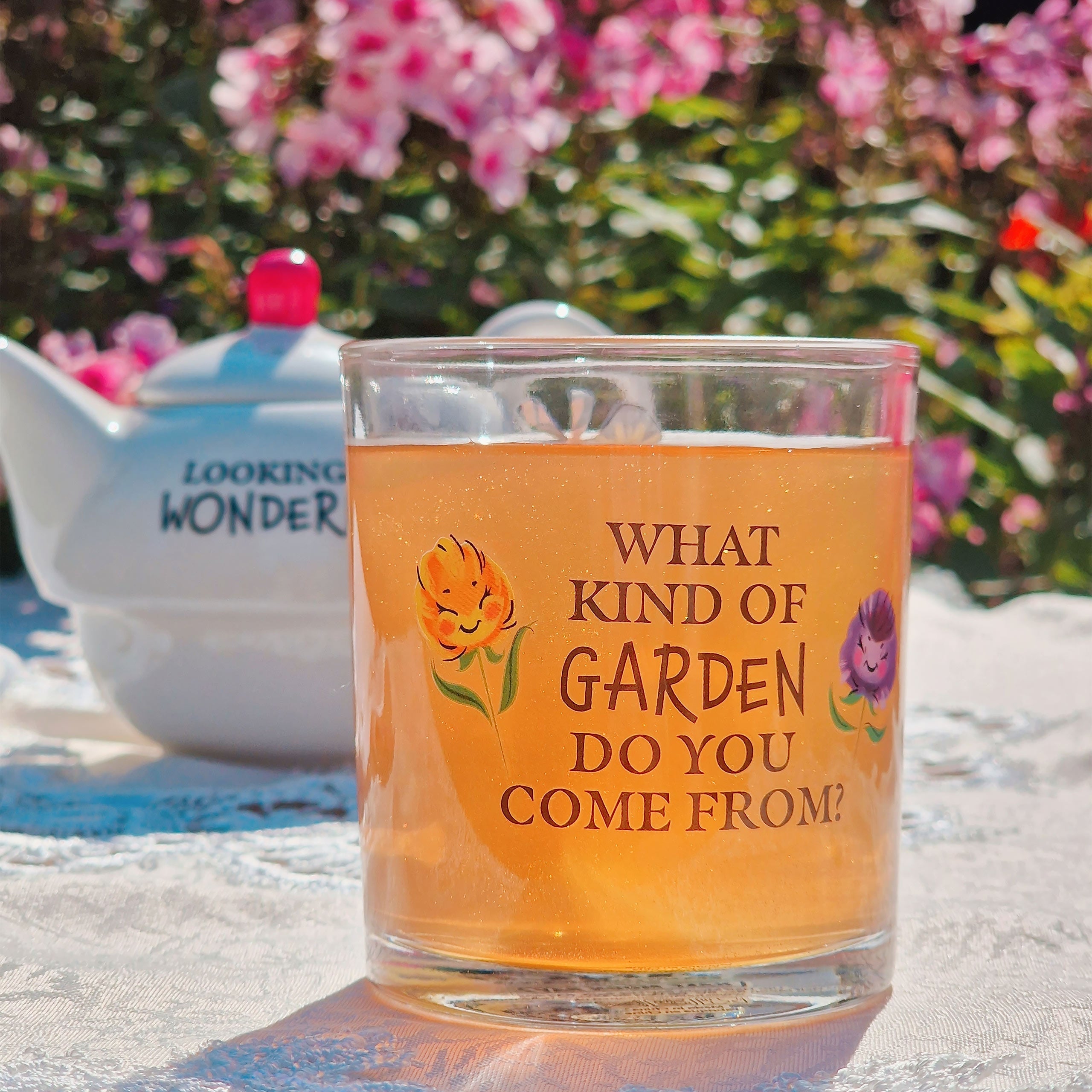 Product image Alice in Wonderland - Flower Glasses Set of 2