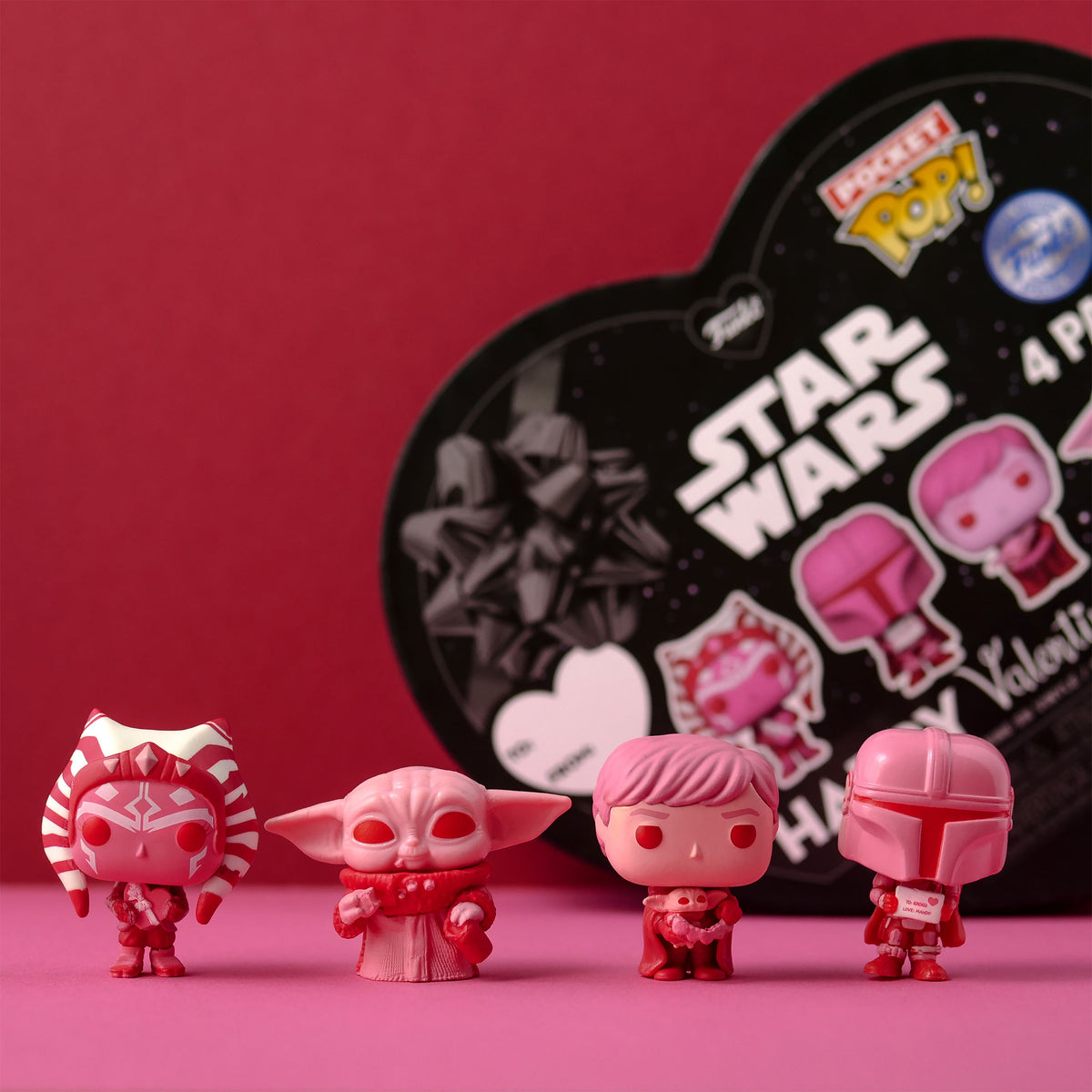 Product image Star Wars - Funko Pocket Pop 4-Pack Figure Set Valentine's Edition