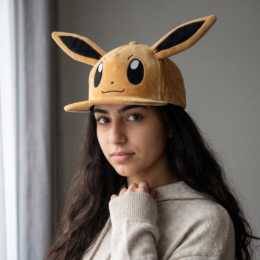 Product image Pokemon - Eevee Plush Snapback Cap