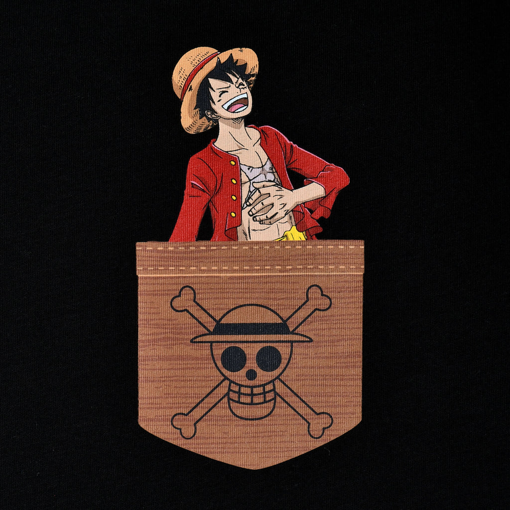 Product image One Piece - Pocket Ruffy Black T-Shirt