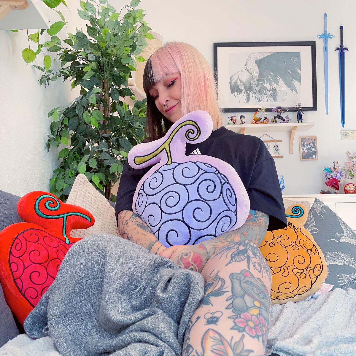 Product image One Piece - Gomu Gomu Devil Fruit Cushion