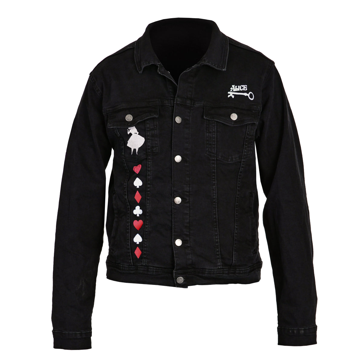Product image Alice in Wonderland - World Of My Own Denim Jacket Ladies Black
