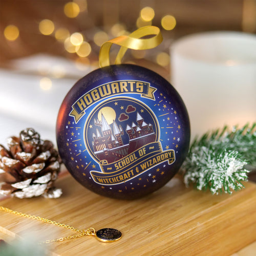 Product image Harry Potter - Hogwarts School of Witchcraft Christmas Bauble with Necklace
