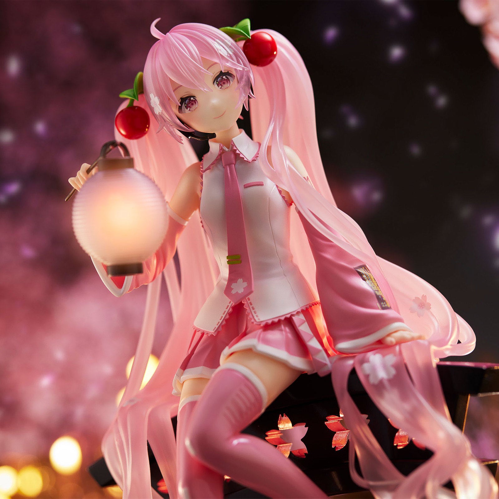 Hatsune Miku - Sakura Lantern Figure with Lighting Function
