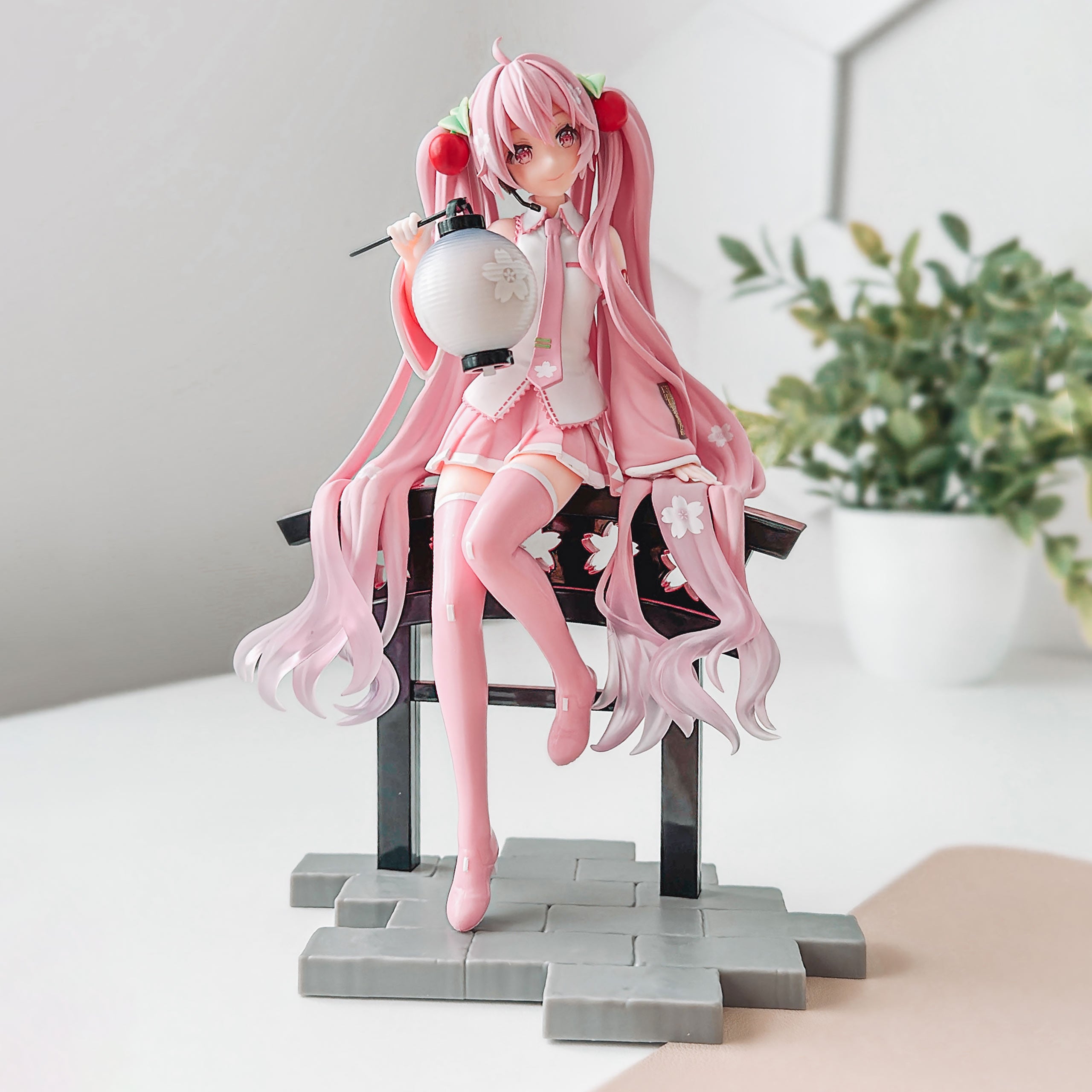 Hatsune Miku - Sakura Lantern Figure with Lighting Function