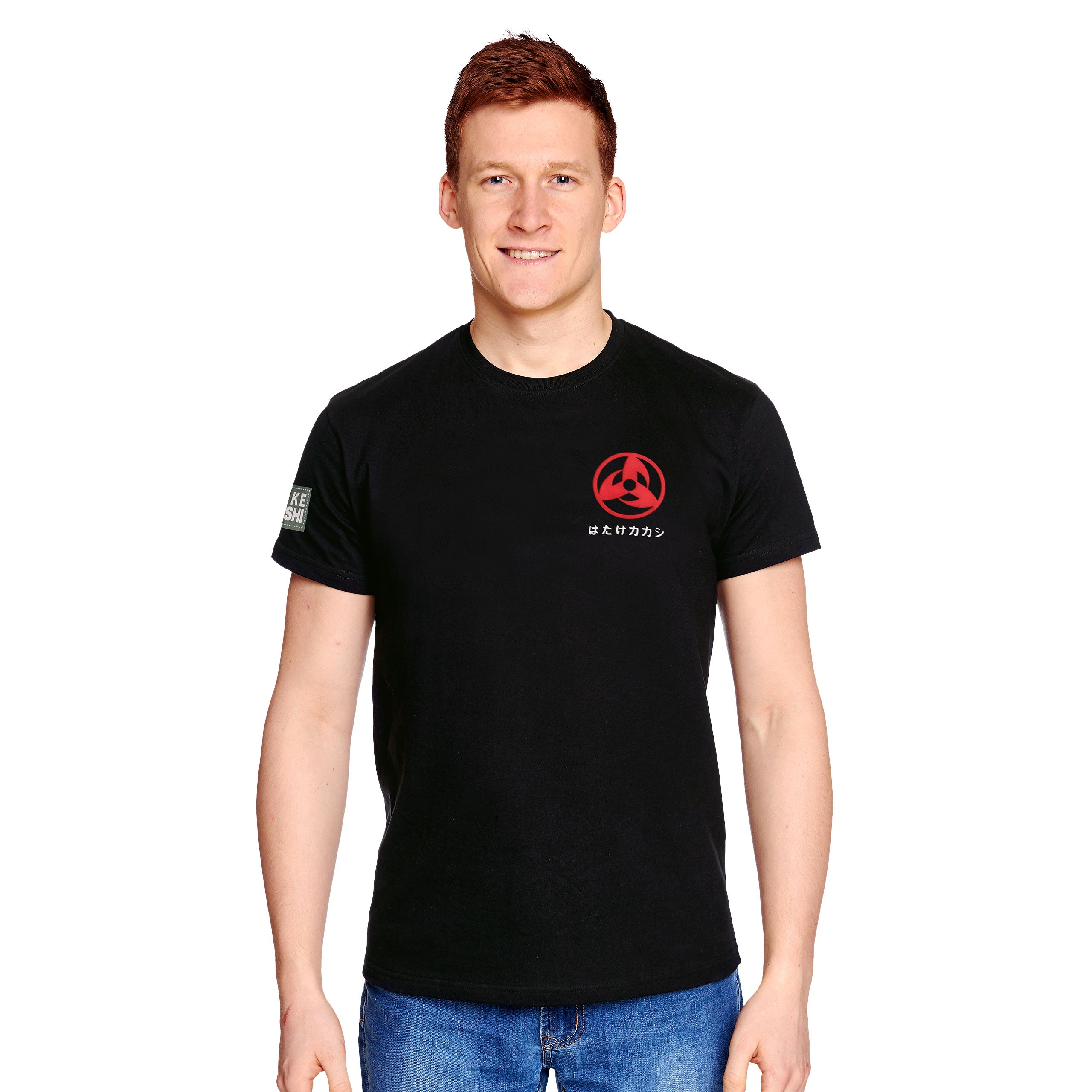 Naruto - Kakashi Hatake Poster T-Shirt Black – Elbenwald