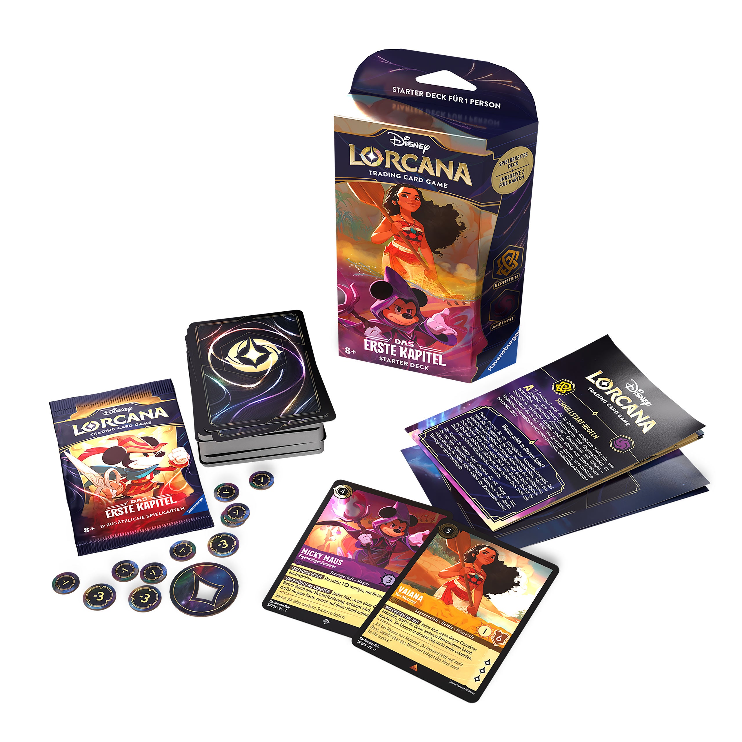 Disney Lorcana Amber and Amethyst Starter Set - The First Chapter