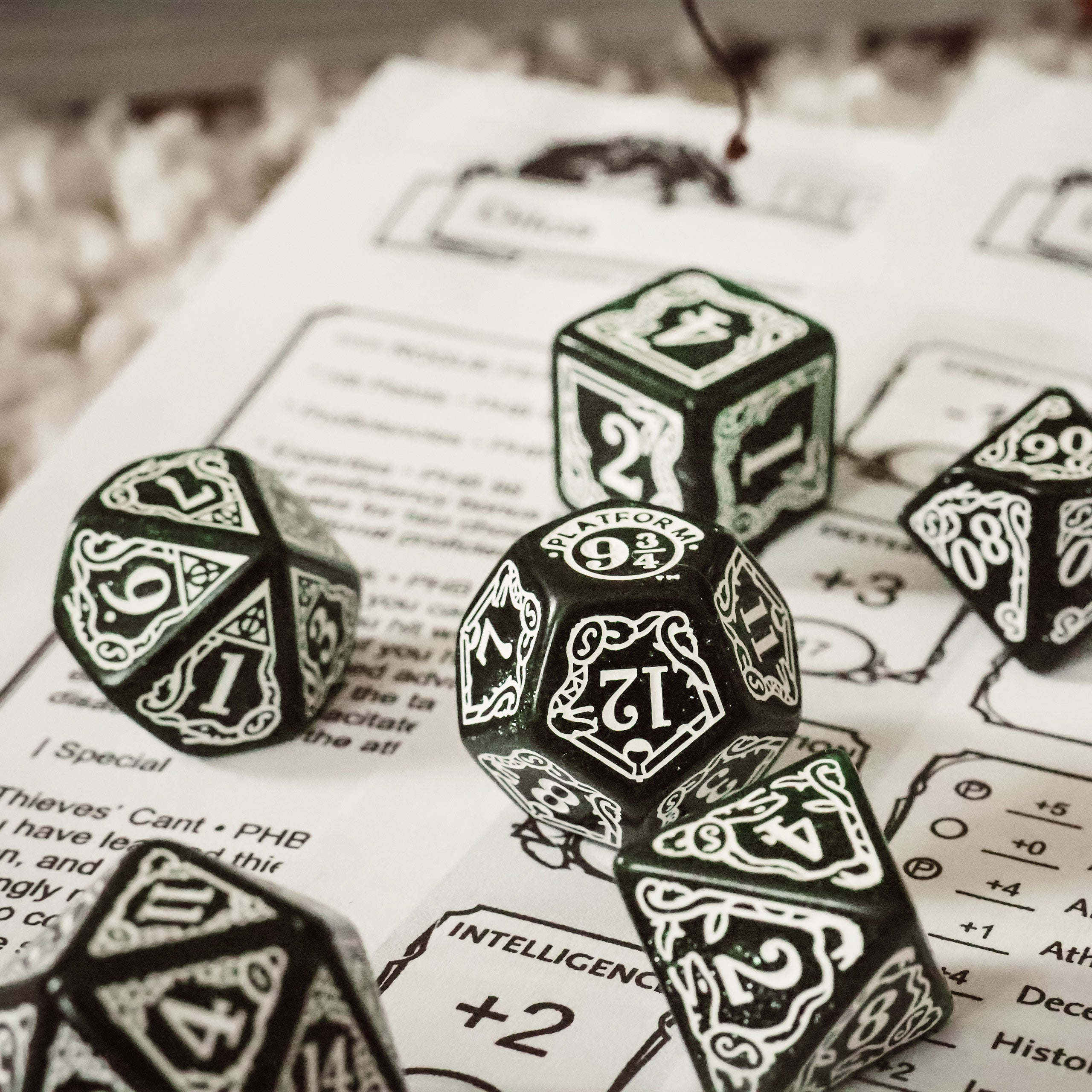 Product image Harry Potter - Slytherin RPG Dice Set 7pc Green