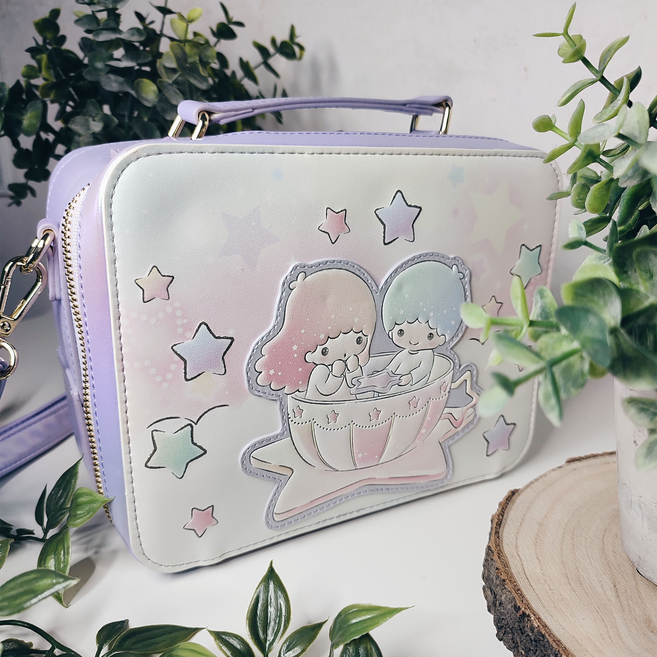 Little Twin Stars/ Nina mew スウェードbag Sanrio - Little Twin Stars Carnival Crossbody Bag – Elbenwald