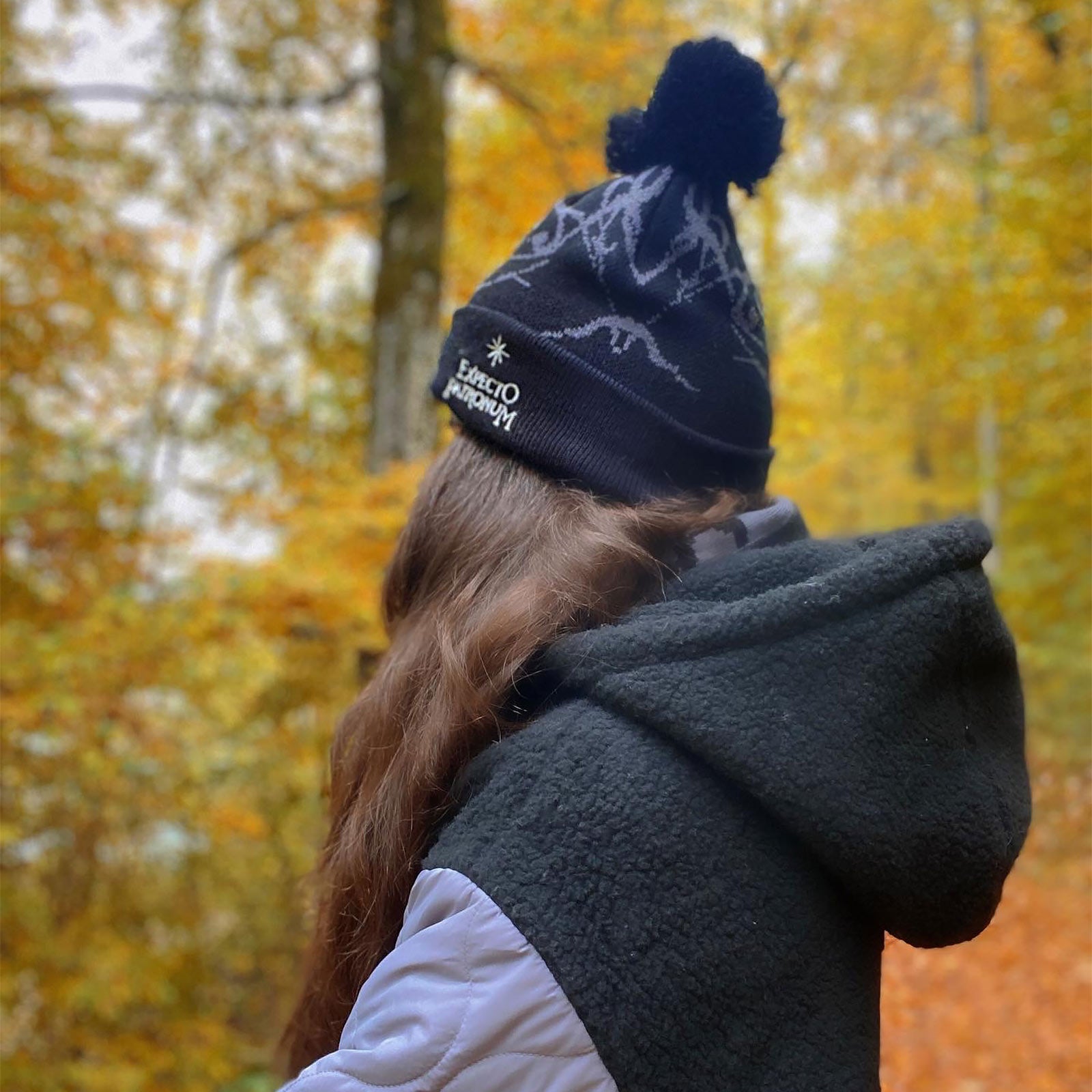 Product image Harry Potter - Expecto Patronum Beanie with Pom Pom Black