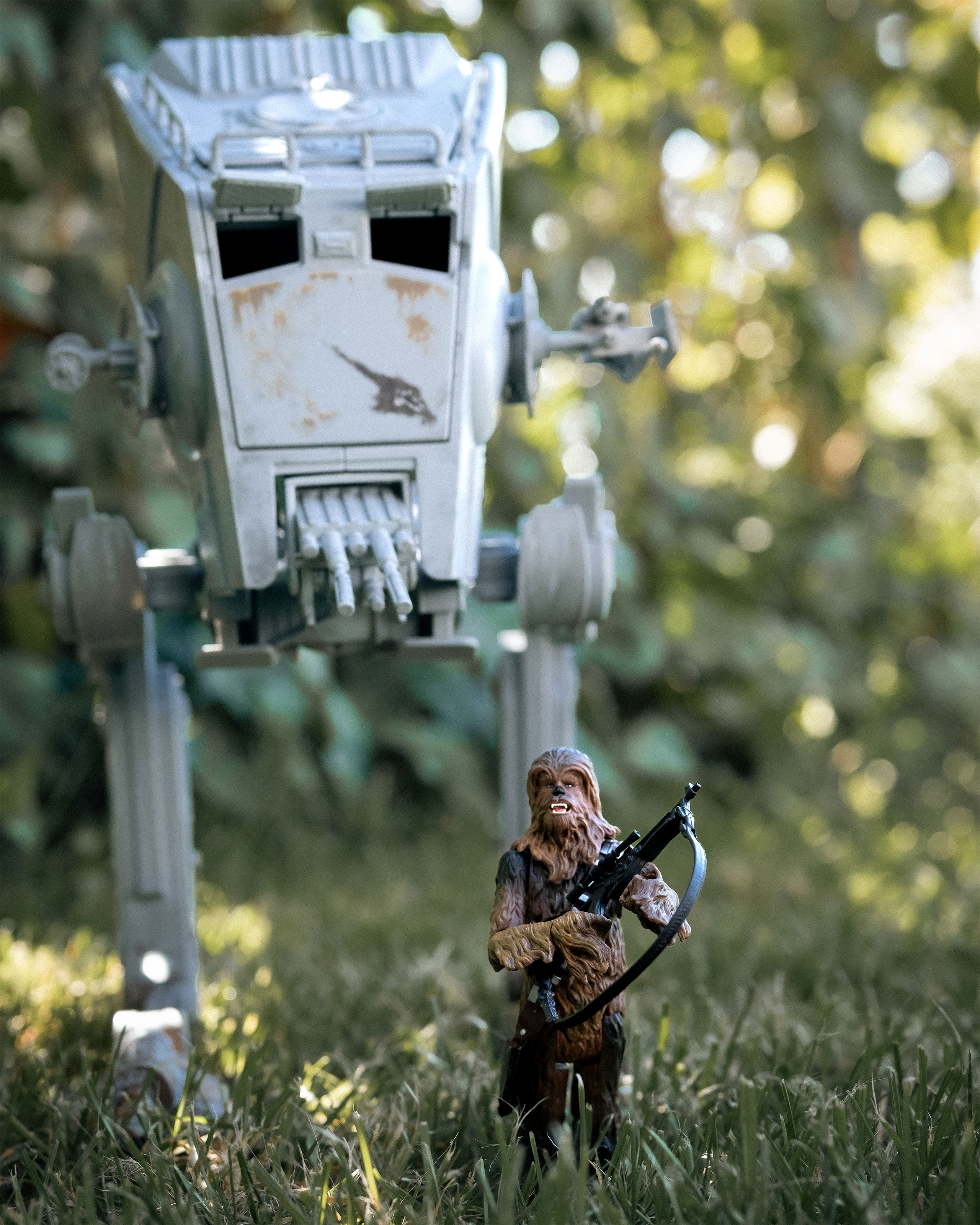 Star Wars - AT-ST with Chewbacca Vintage Collection Action Figure