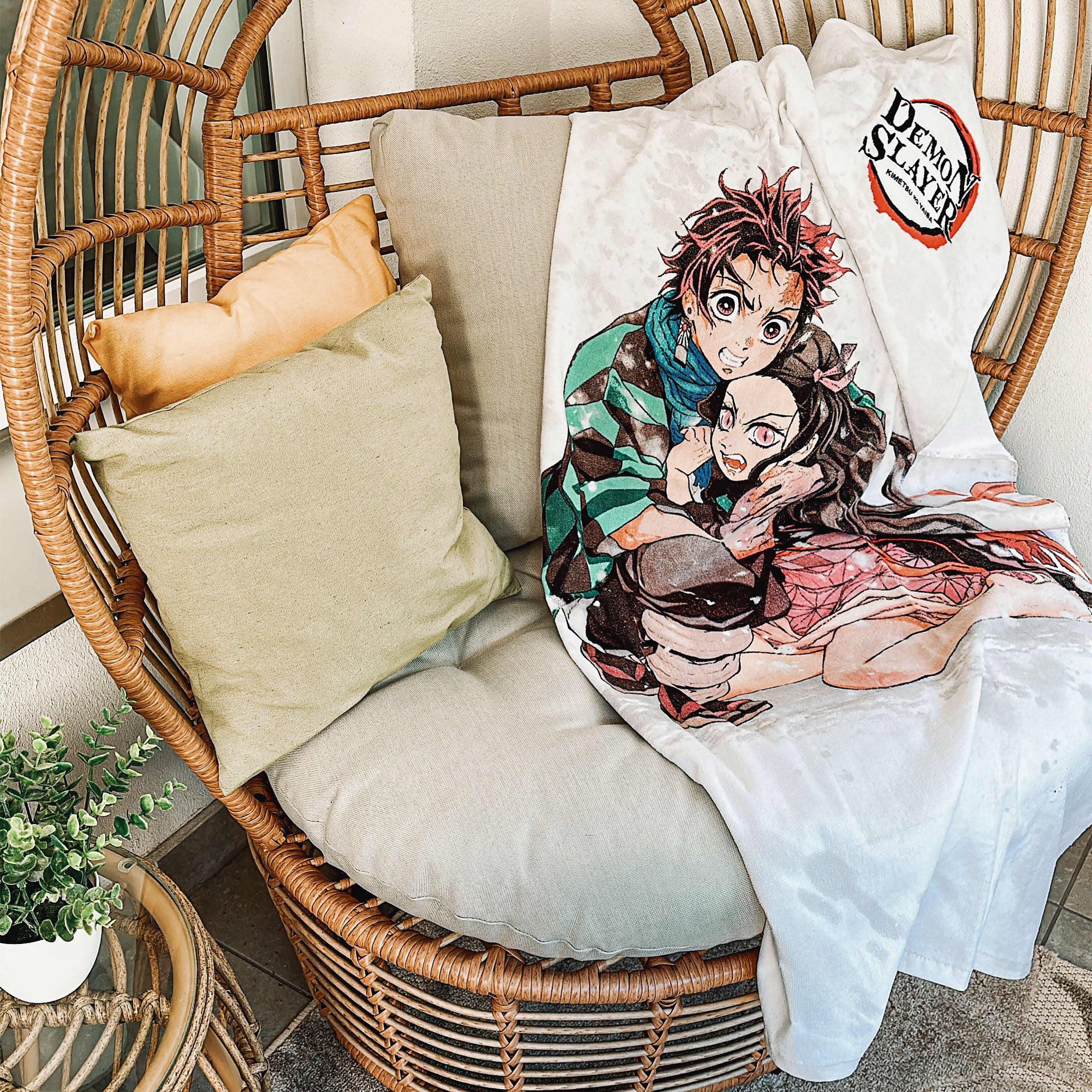 Product image Demon Slayer - Nezuko and Tanjiro Kamado Beach Towel
