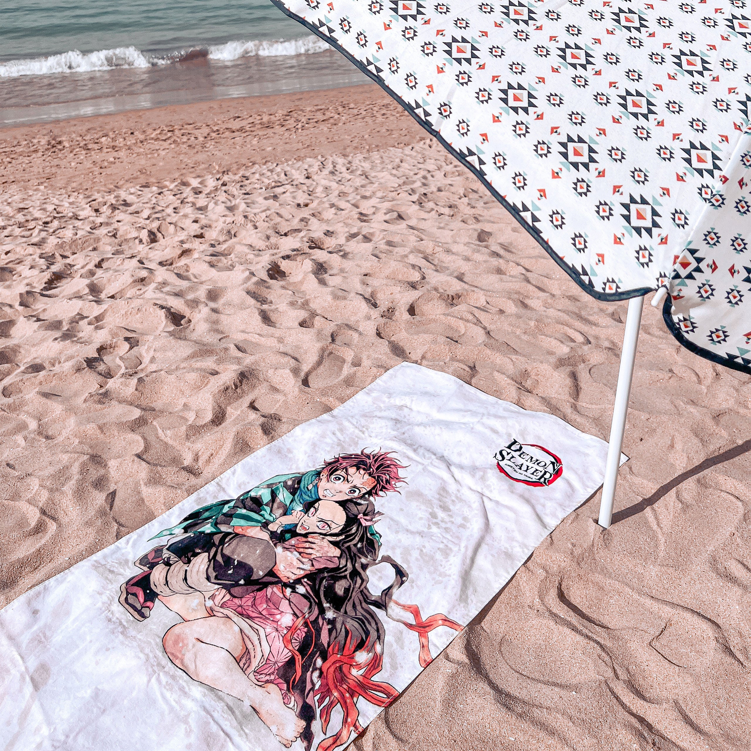 Product image Demon Slayer - Nezuko and Tanjiro Kamado Beach Towel