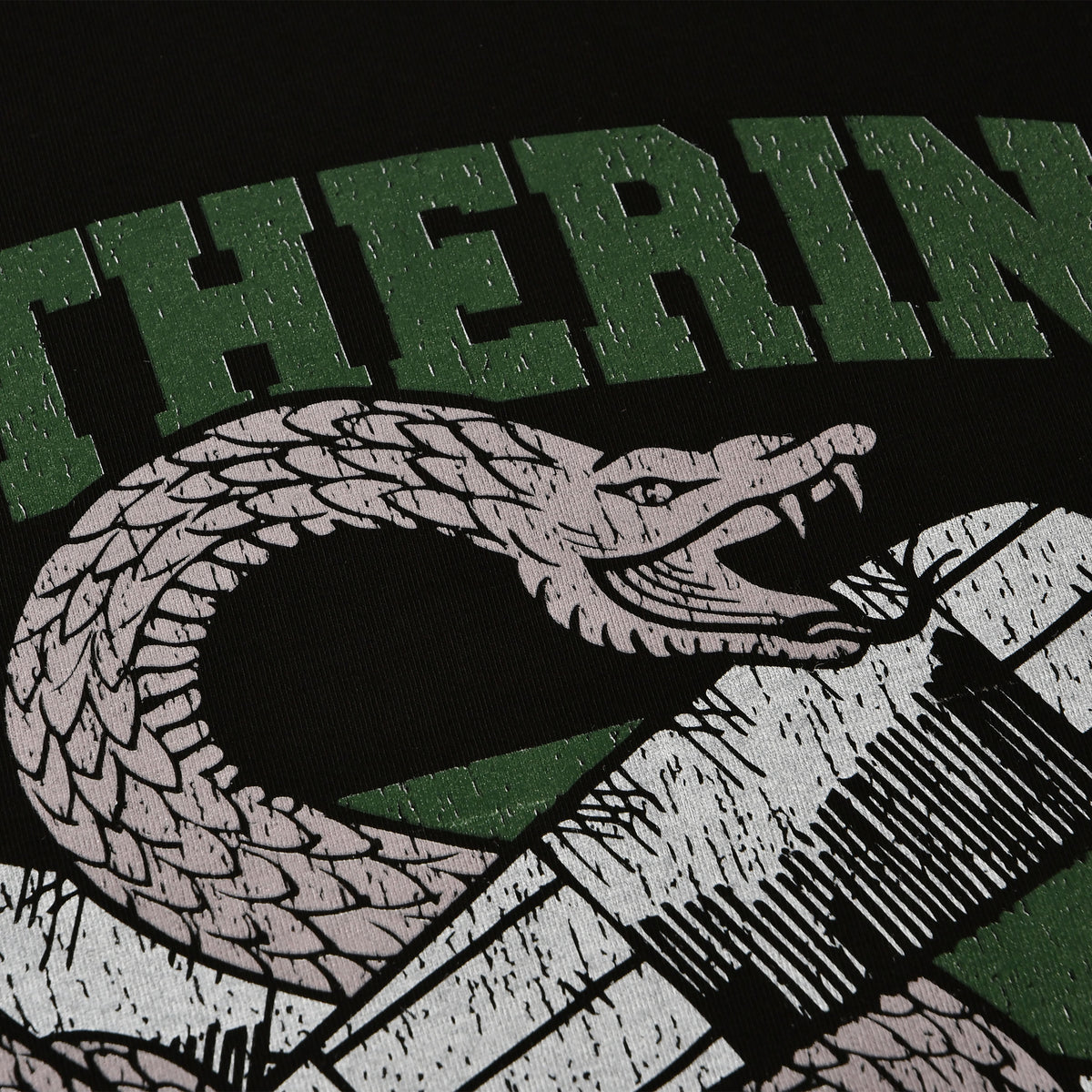 Product image Slytherin Quidditch College T-Shirt Black - Harry Potter