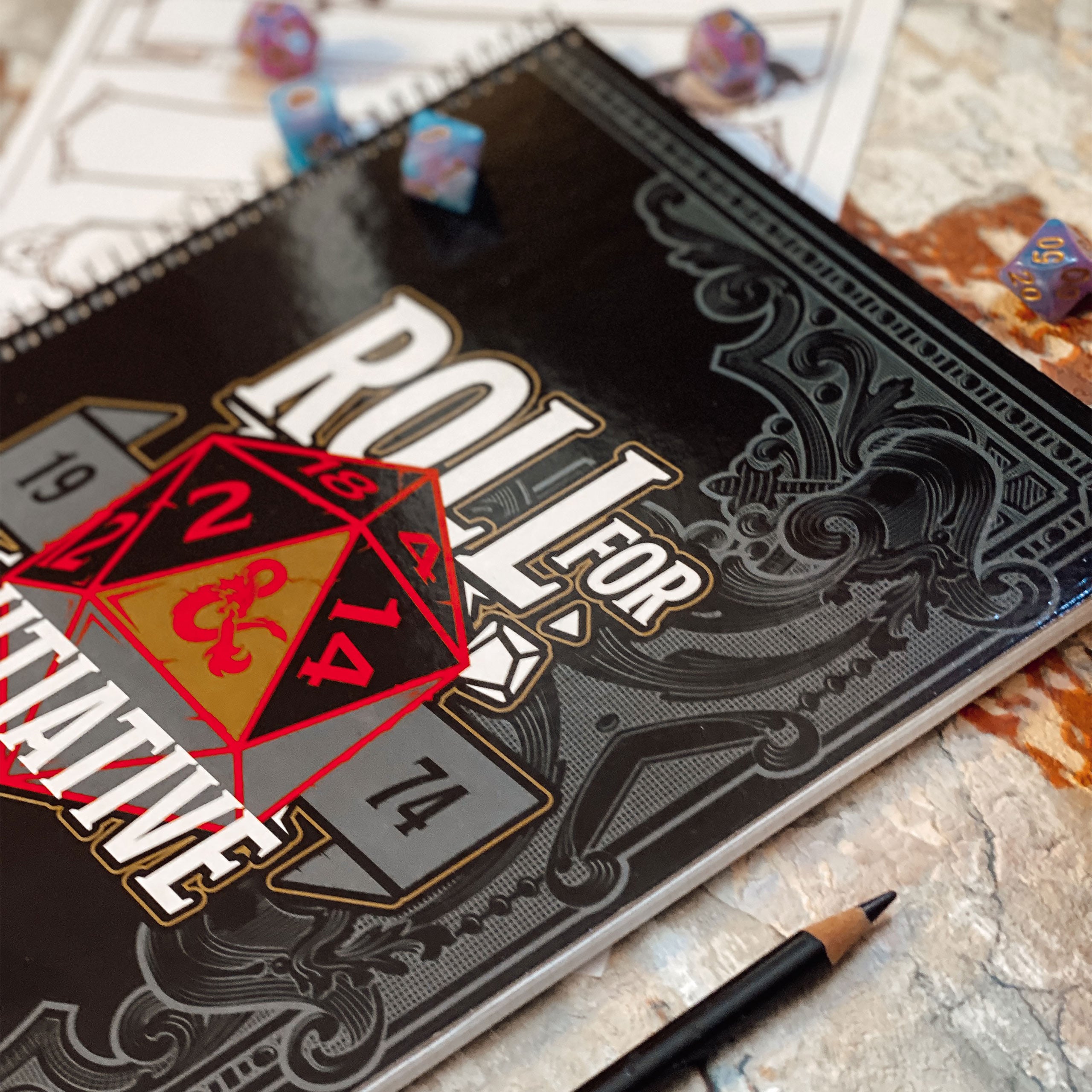 Product image Dungeons & Dragons - Roll For Initiative Notebook A4