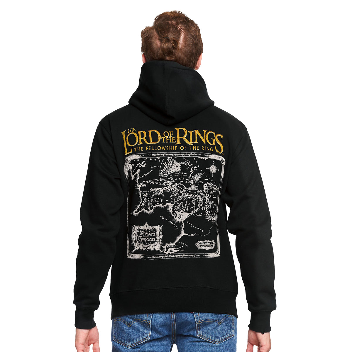 Product image The Lord of the Rings - Map of Middle Earth Hoodie Black