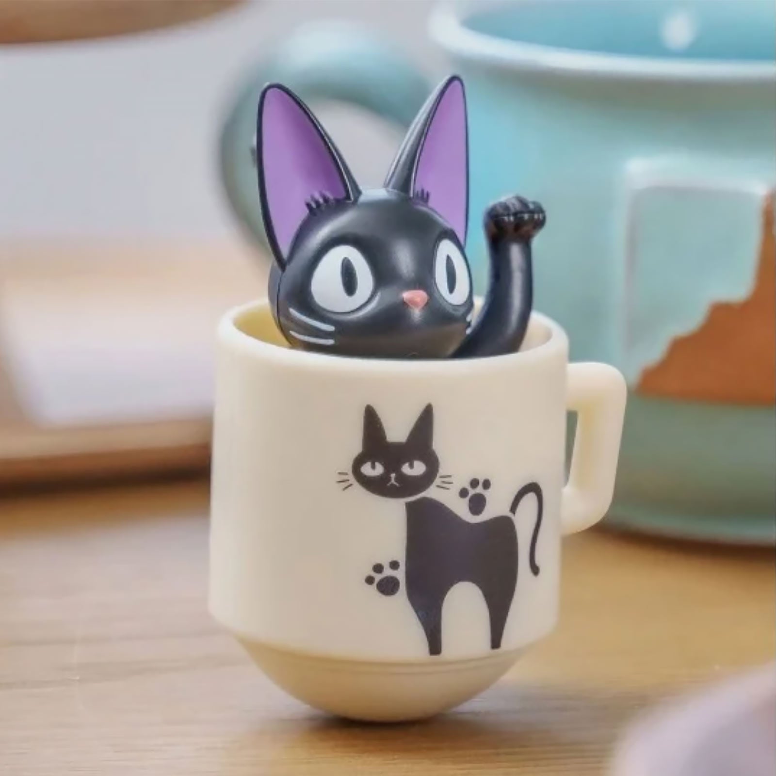 Kiki's Delivery Service - Jiji in Cup Roly-poly Figure – Elbenwald
