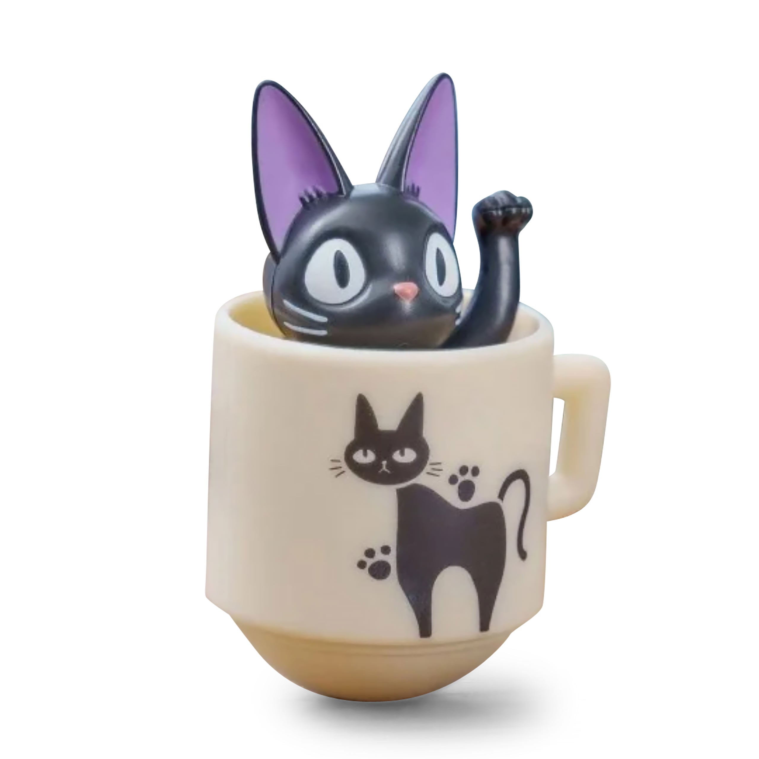 Kiki's Delivery Service - Jiji in Cup Roly-poly Figure – Elbenwald